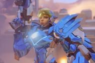 Pharah as a counter to Torbjörn (image via Blizzard Entertainment)
